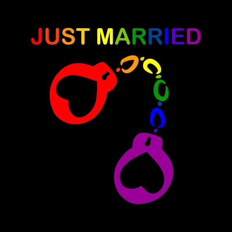 Just married Homosexuell Heirat