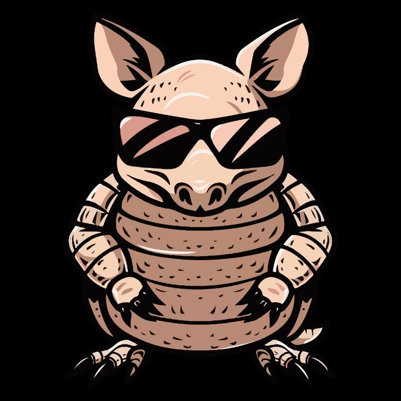 Tatou, animal cool