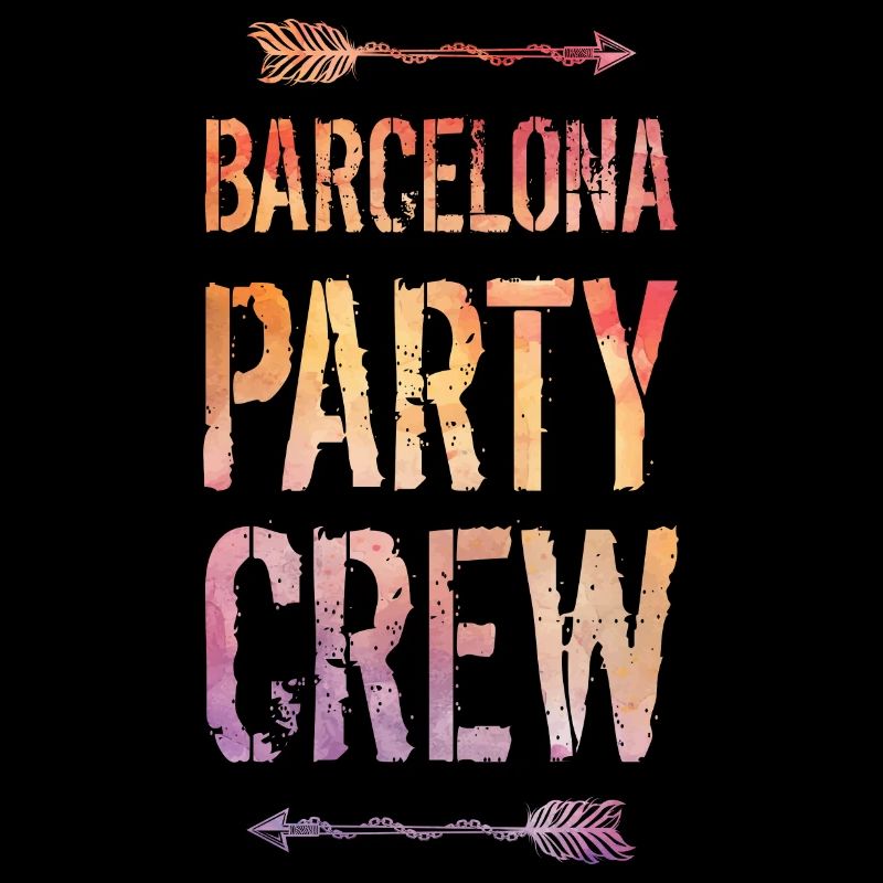 Barcelona Party Crew Spruch