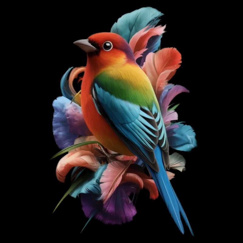 Rainbow Finch - Nature's Palette
