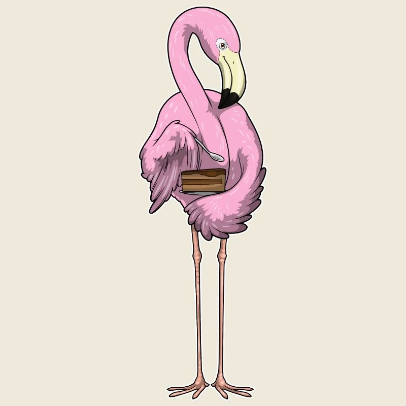 Gâteau flamant rose