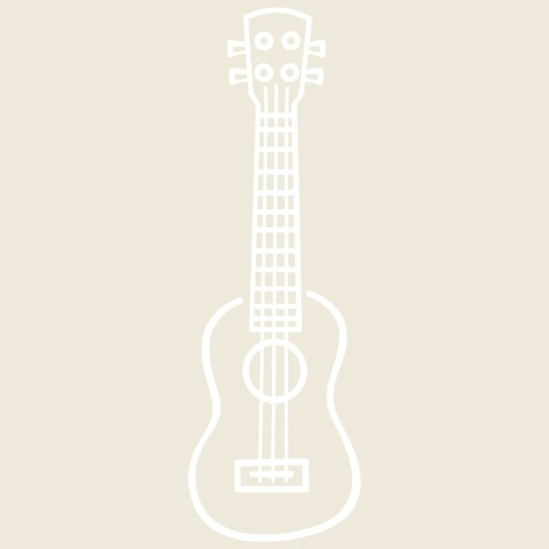 Ukulele Line Art