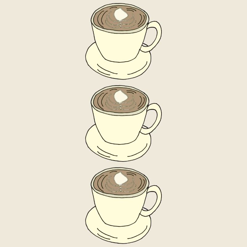 kaffee hoch drei