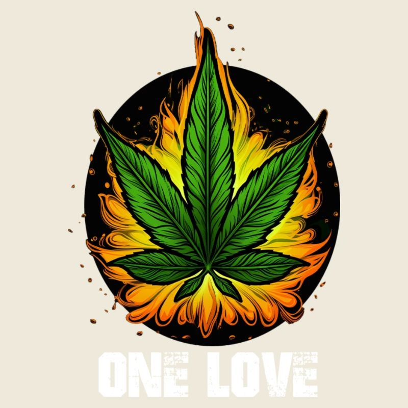 One Love Cannabis Hanf on Fire
