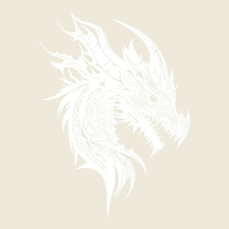 Grim Vintager dragon in nature scale dress