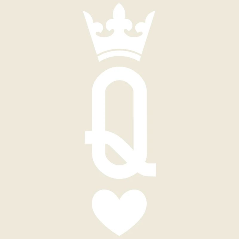 Königin der Karten (dunkel)