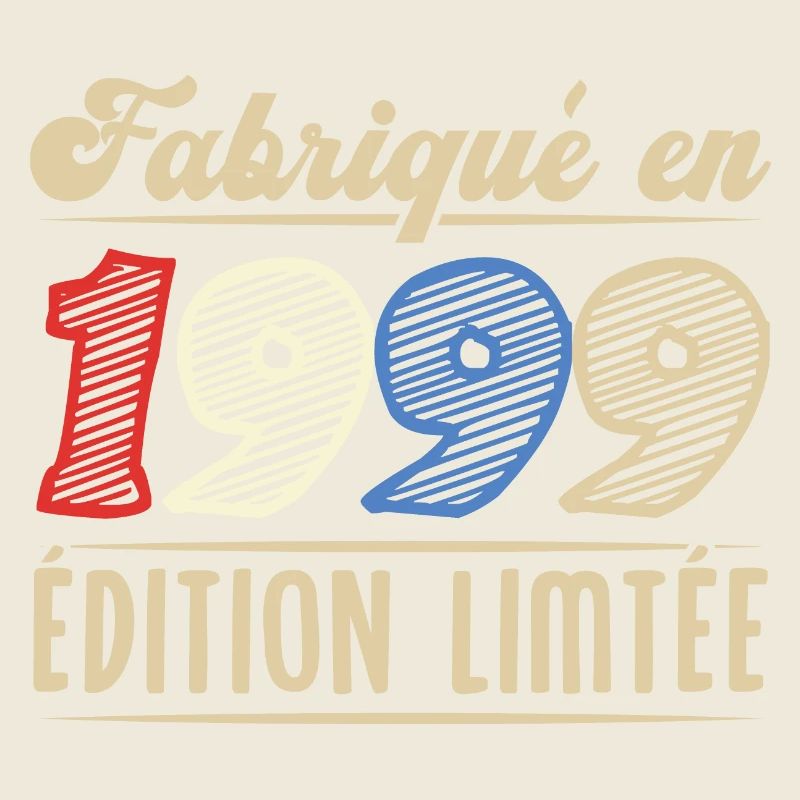 Fabriqué en 1999, Vintage cadeau d'anniversaire