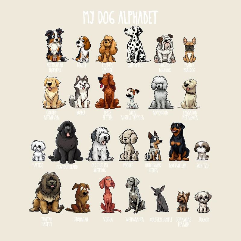 Dog alphabet