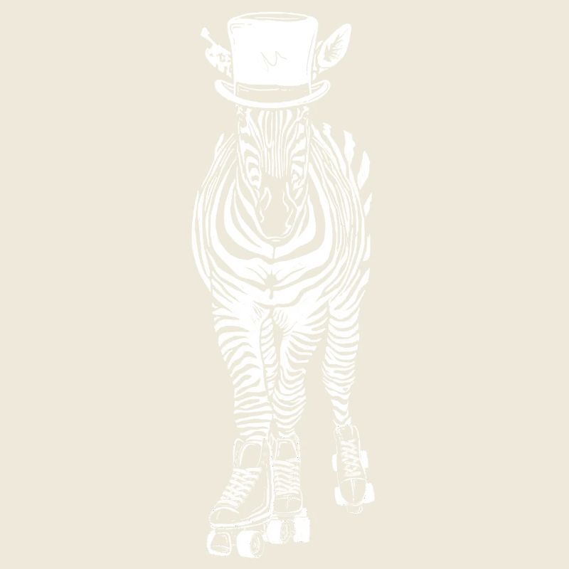 Badass Zebra Rollschuhe