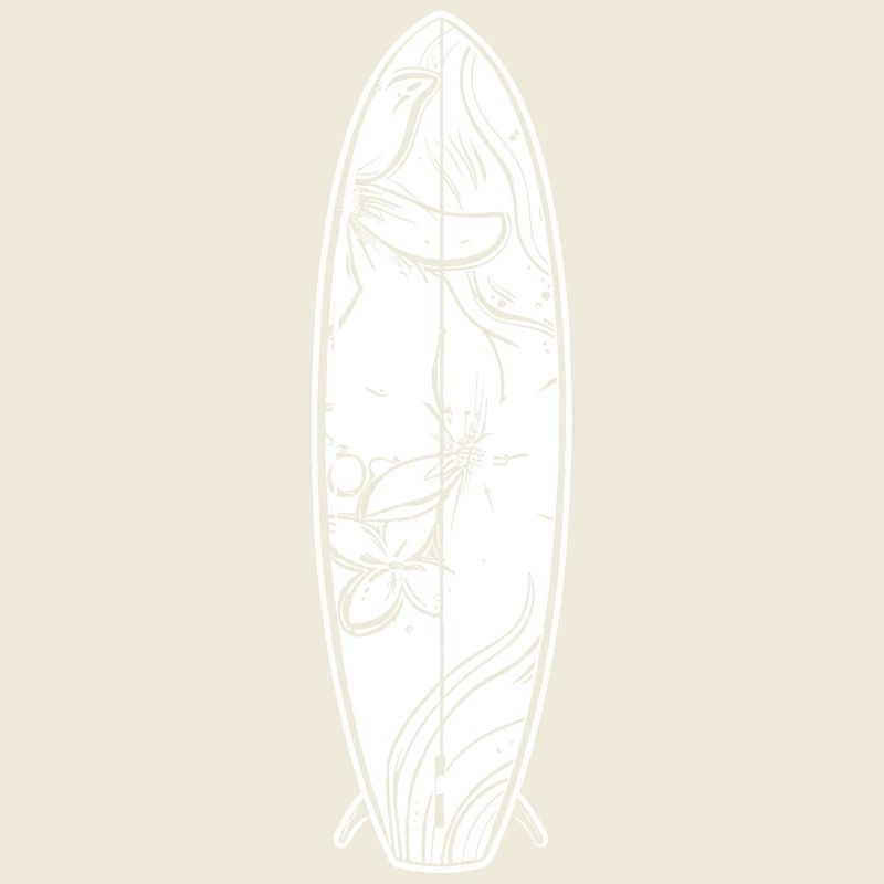 planche de surf de dessin animé