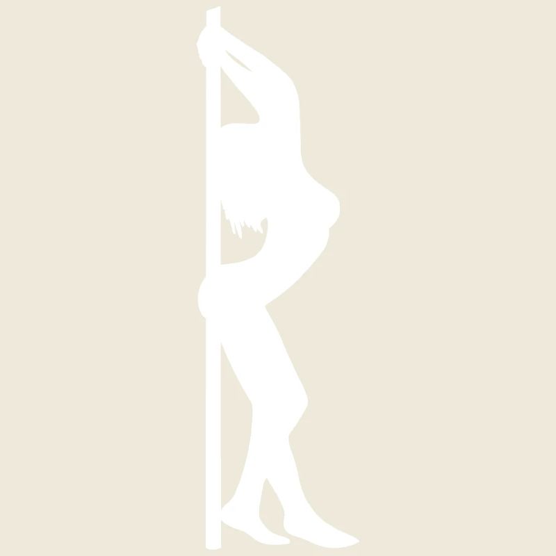 Pole Dance Silhouette Danseuse Bar Dancing Femme