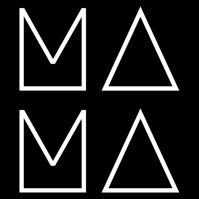 MAMA Modern Mom Lettering Print Picture Gift