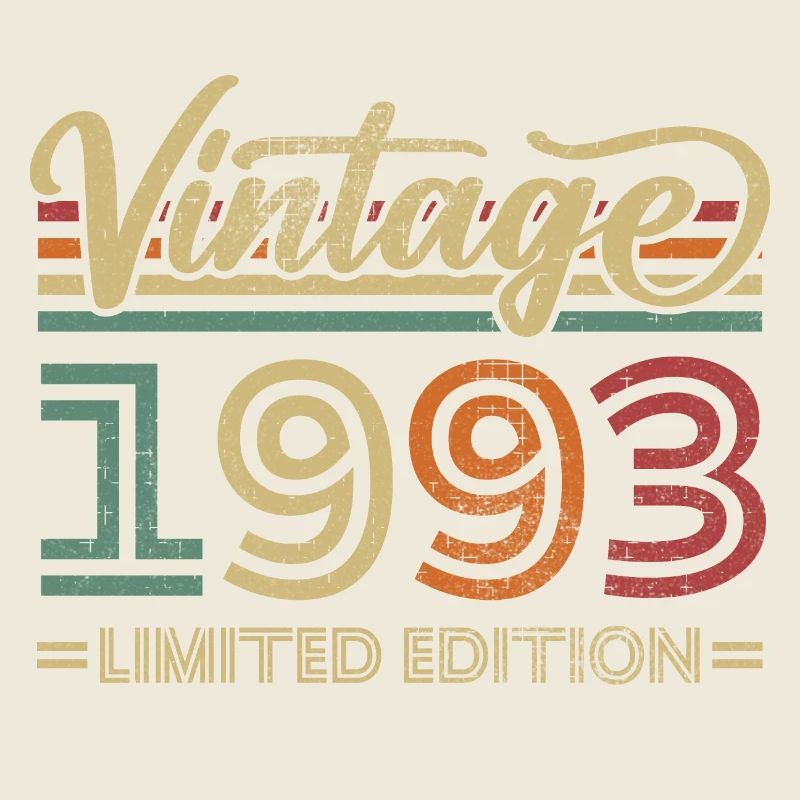 Vintage 1993 Retro Jubiläum