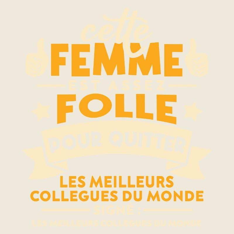 Femme Folle Quitte Collègues