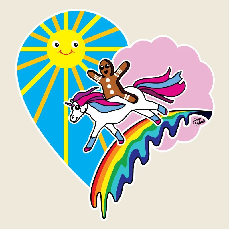 kidscontest Kinder Herz Einhorn Lebkuchenmann