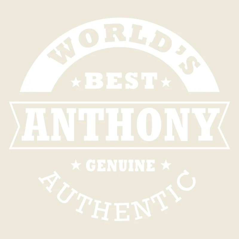 Anthony der beste personalisierte Name der Welt Anthony