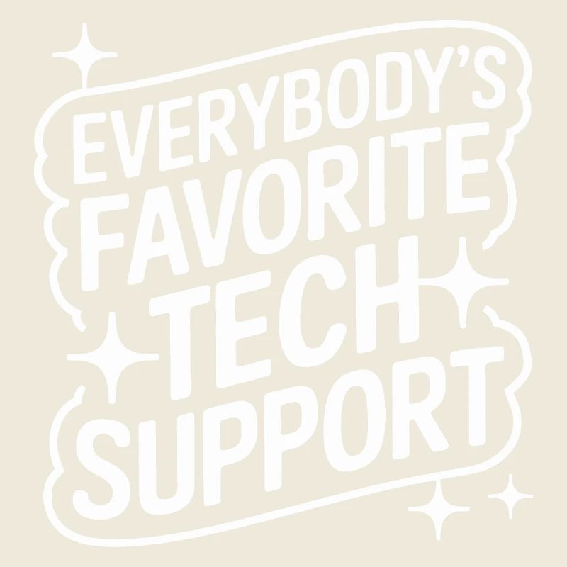 Technischer Support Computerfreak Nerd