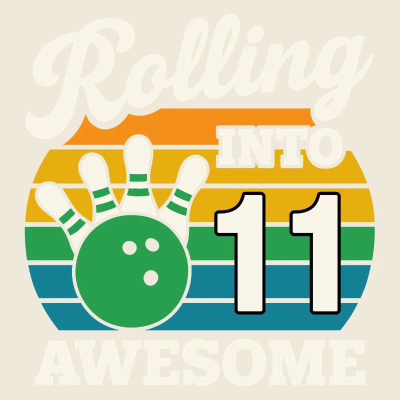 Retro 11 Bowling Celebration T-Shirt