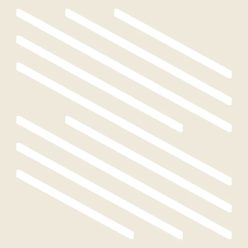 Minimalistisches Design mit diagonalem Linienmuster