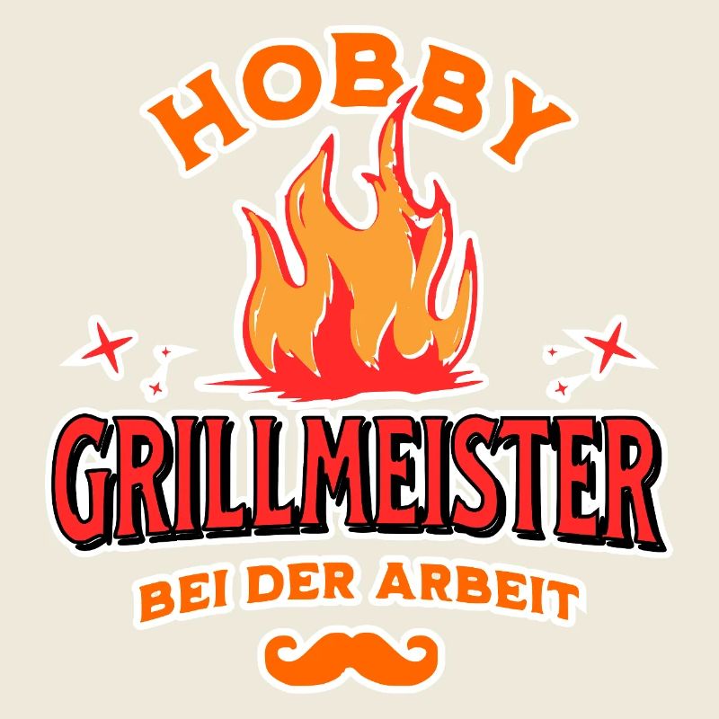 Hobby grill meinster at work on the grill