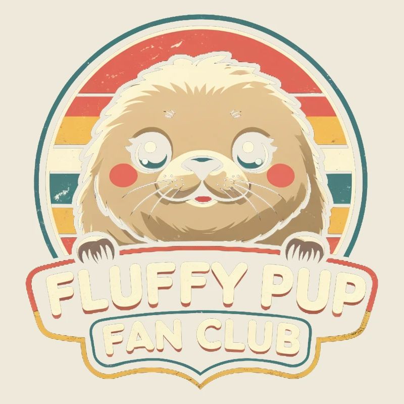 Harp Seal Seals Fluffy Pup Fan Club