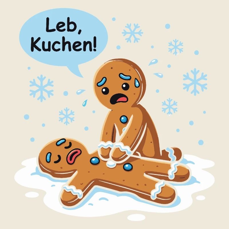 Leb Kuchen Funny German Gingerbread Pun
