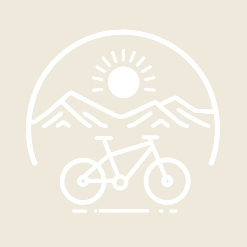 Mountain Panorama Bicycle Logo