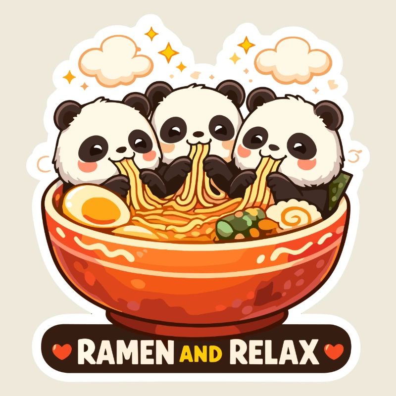 Panda Ramen & Relax Trio