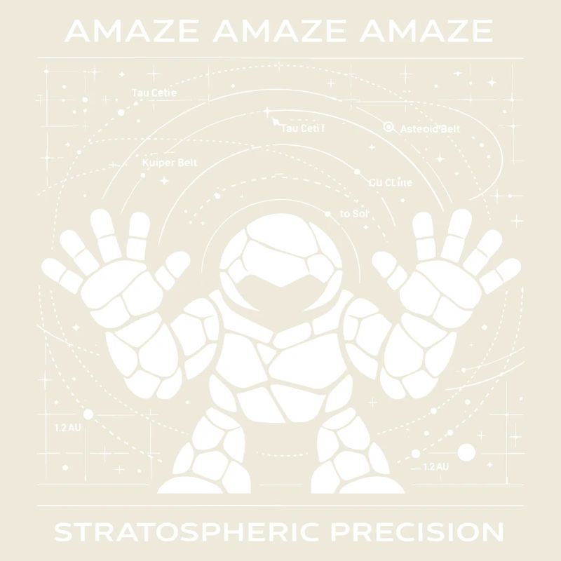 AMAZE Stratosphérique Précision Astronaute Rocheux