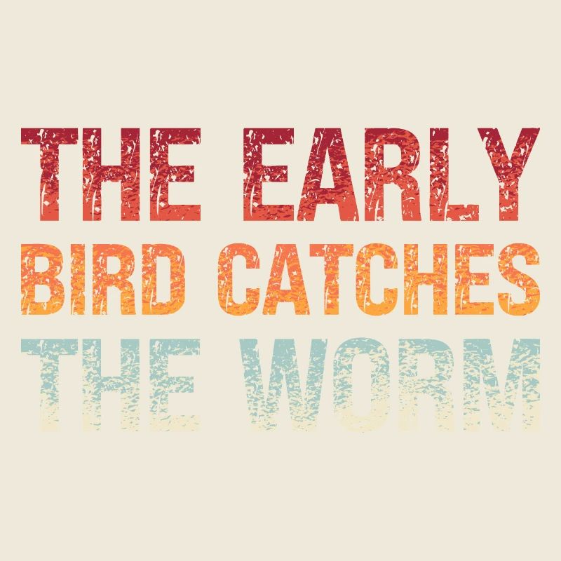 Denglisch Der Frühe Vogel Fängt den Wurm