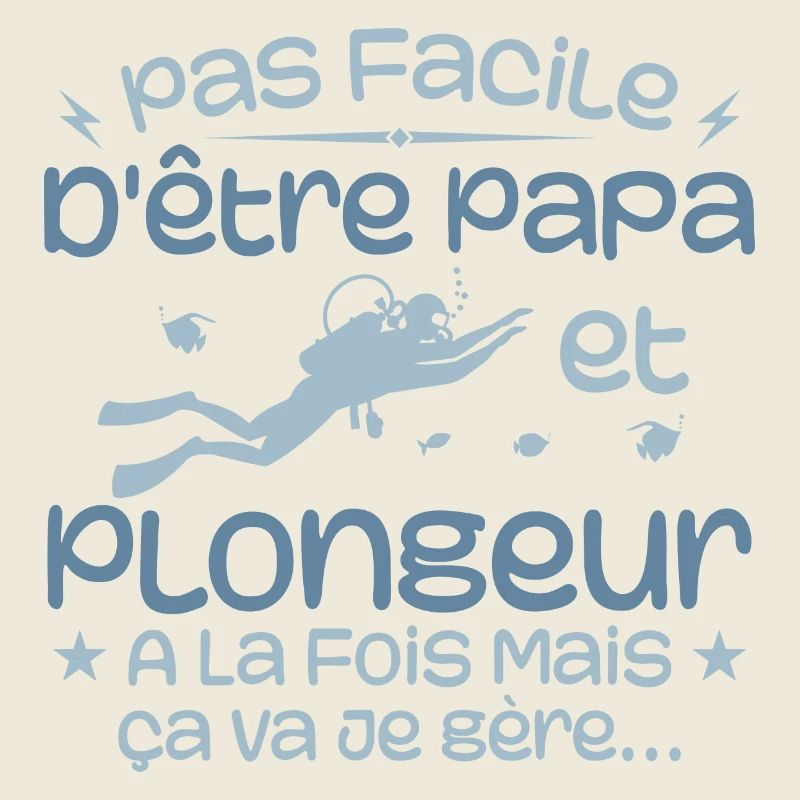 It's not easy to be a dad and a diver at the same time