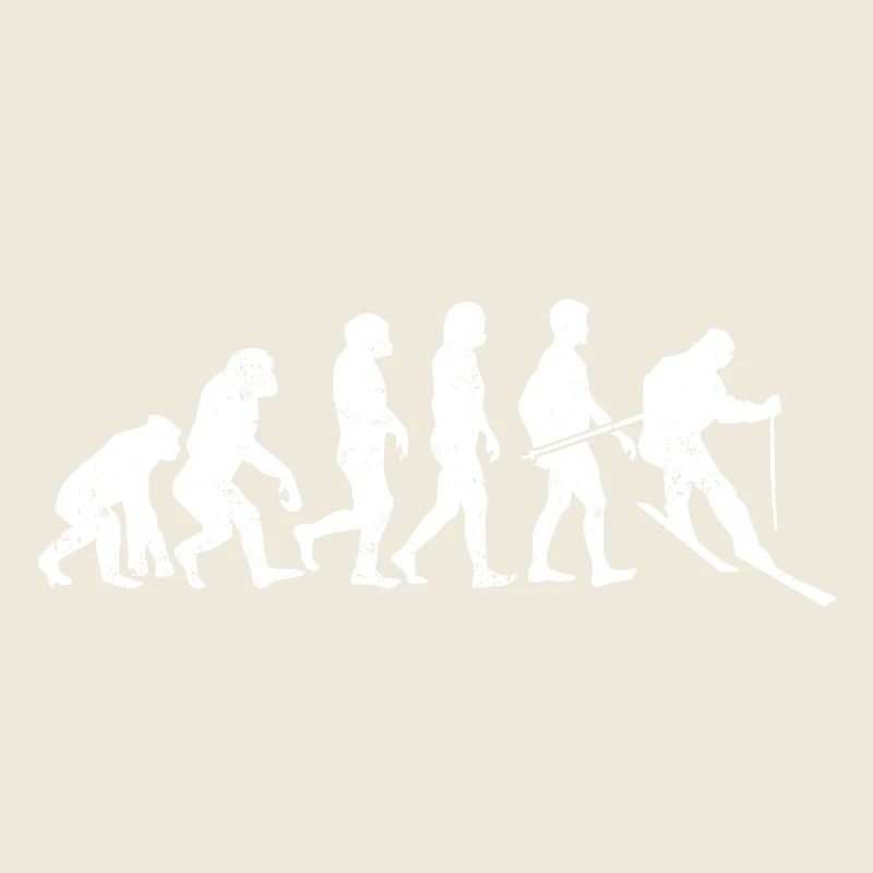 Ski evolution fahren wintersport sport geschenk