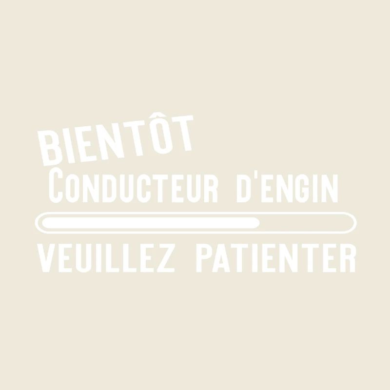 Bientôt Conducteur d'engin cadeau noël