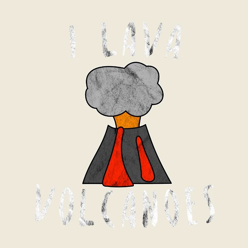 I love volcanoes volcano nature gift idea