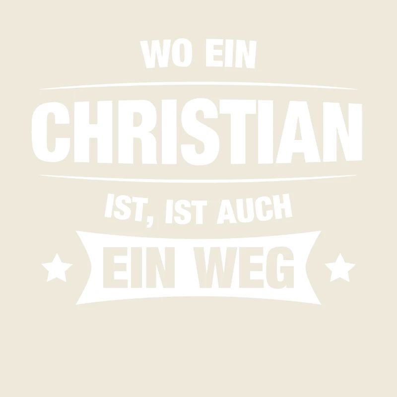 CHRISTIAN Spruch Geschenkidee Geburtstag Witzig