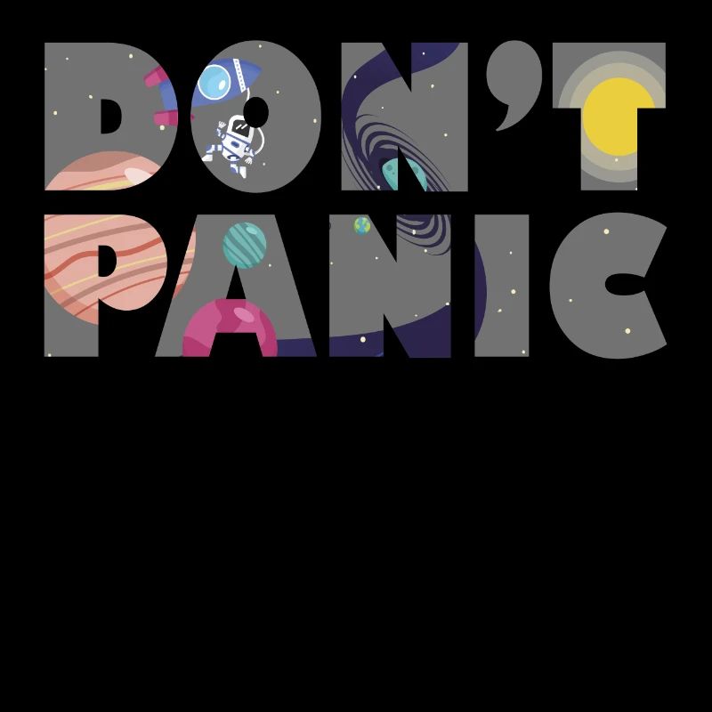 Galaxy Planets Don't Panic Gift