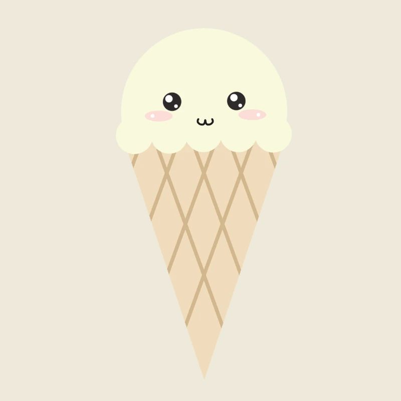 Kawaii Vanilleeis