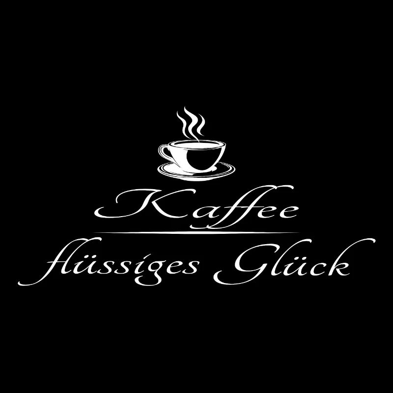 Le café est un bonheur liquide, blanc