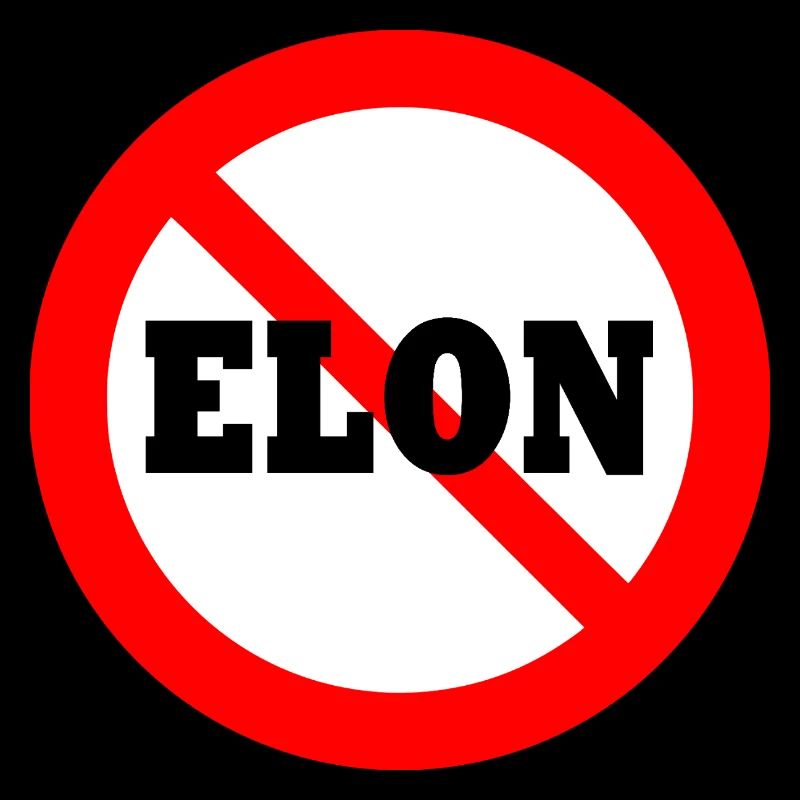 Anti Elon Round NO Bumper