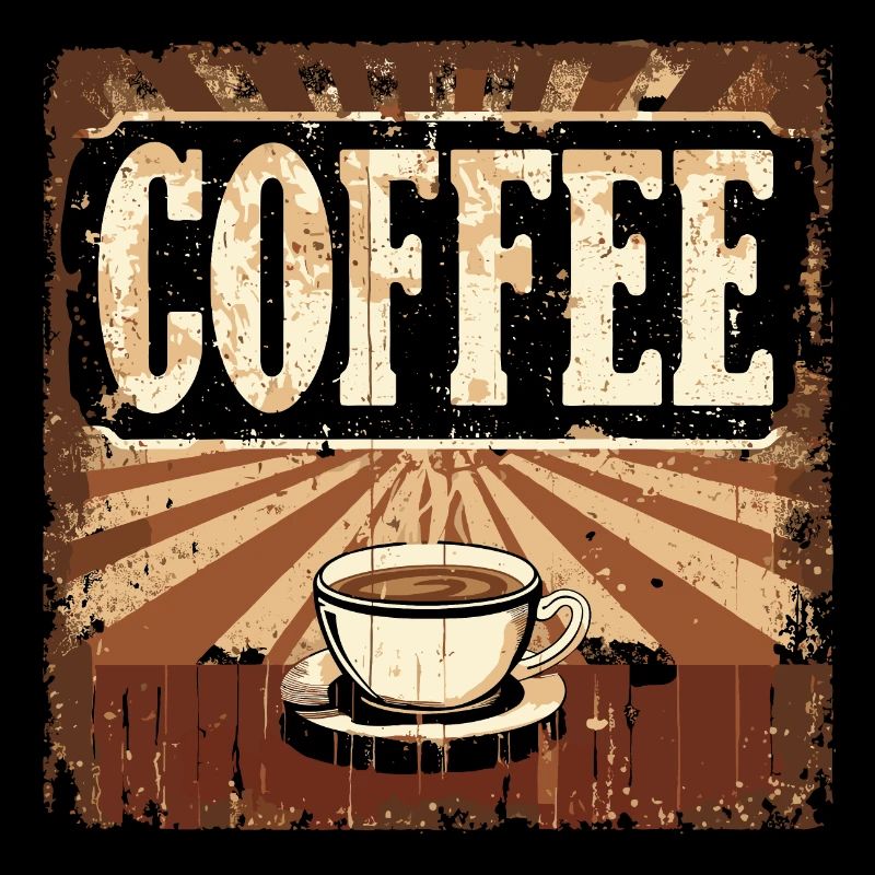 Coffee retro vintage