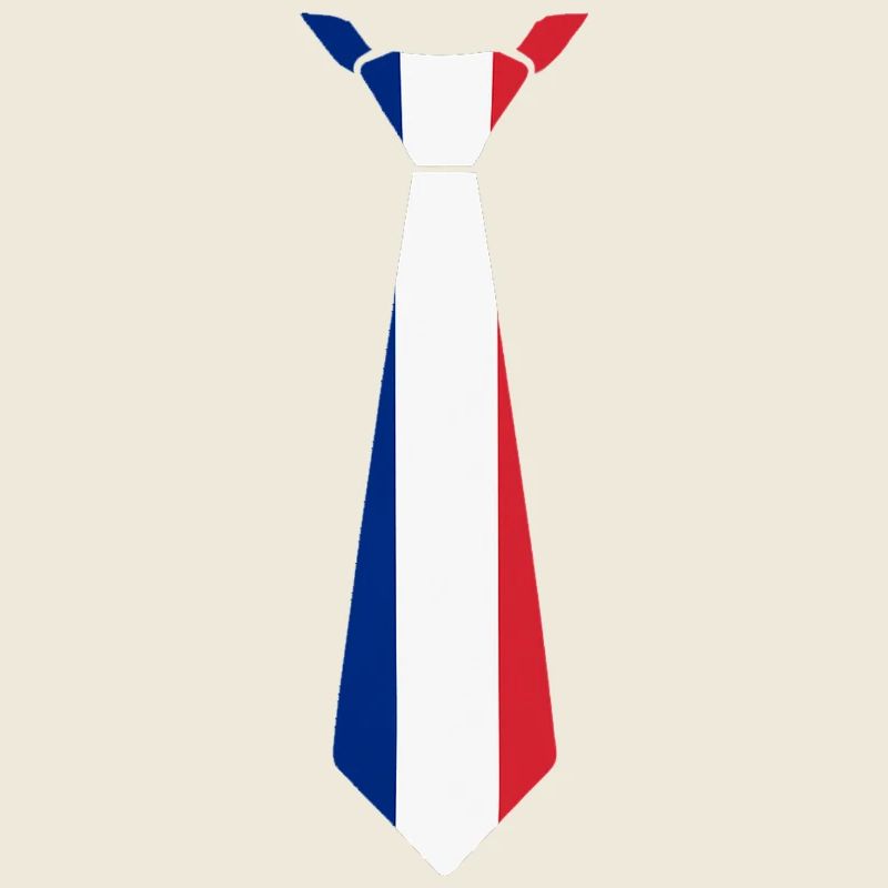 Cravate France – Conception du drapeau
