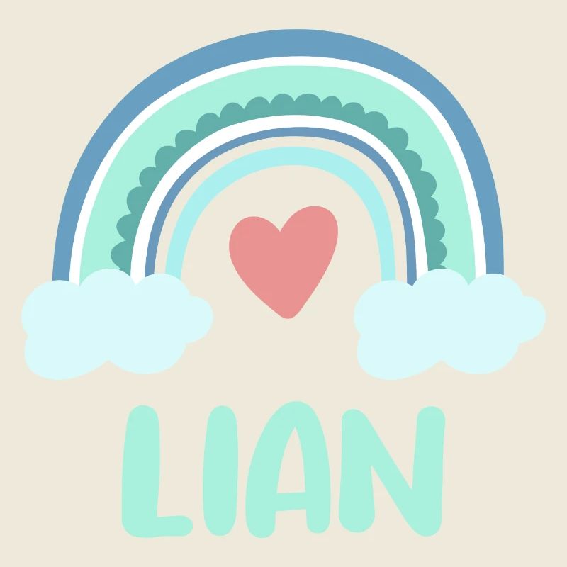 Lian Name Regenbogen Baby