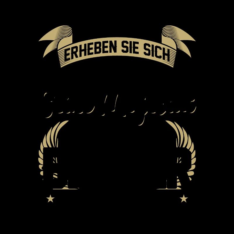Achtung erheben sie sich seine Majestät der Bruder