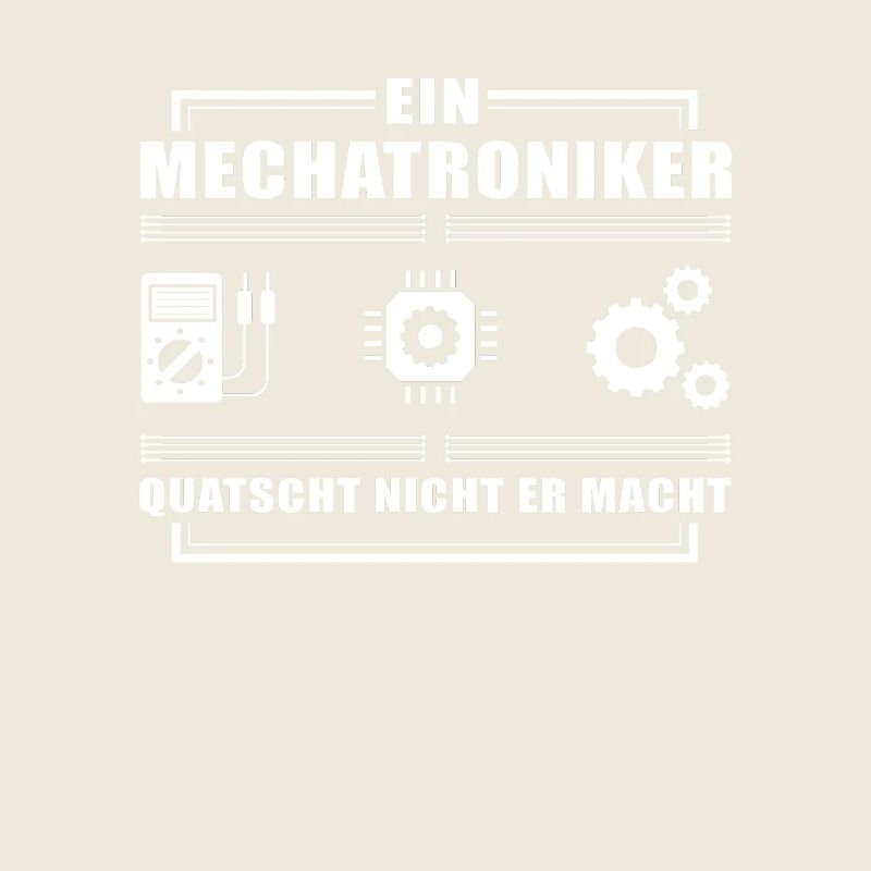 Ein Mechatroniker quatscht nicht Arbeit