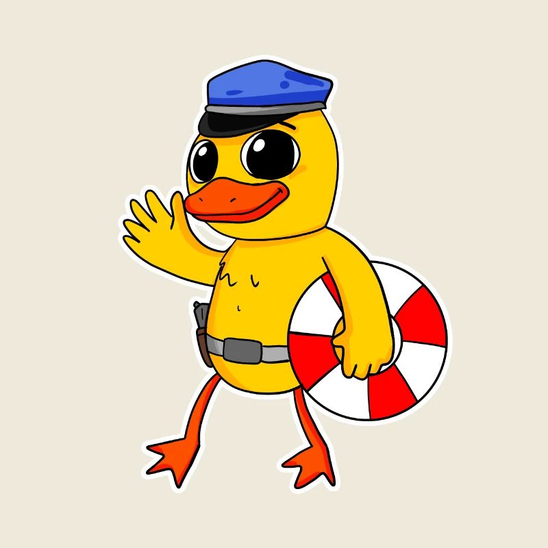 poussin de police sauveteur