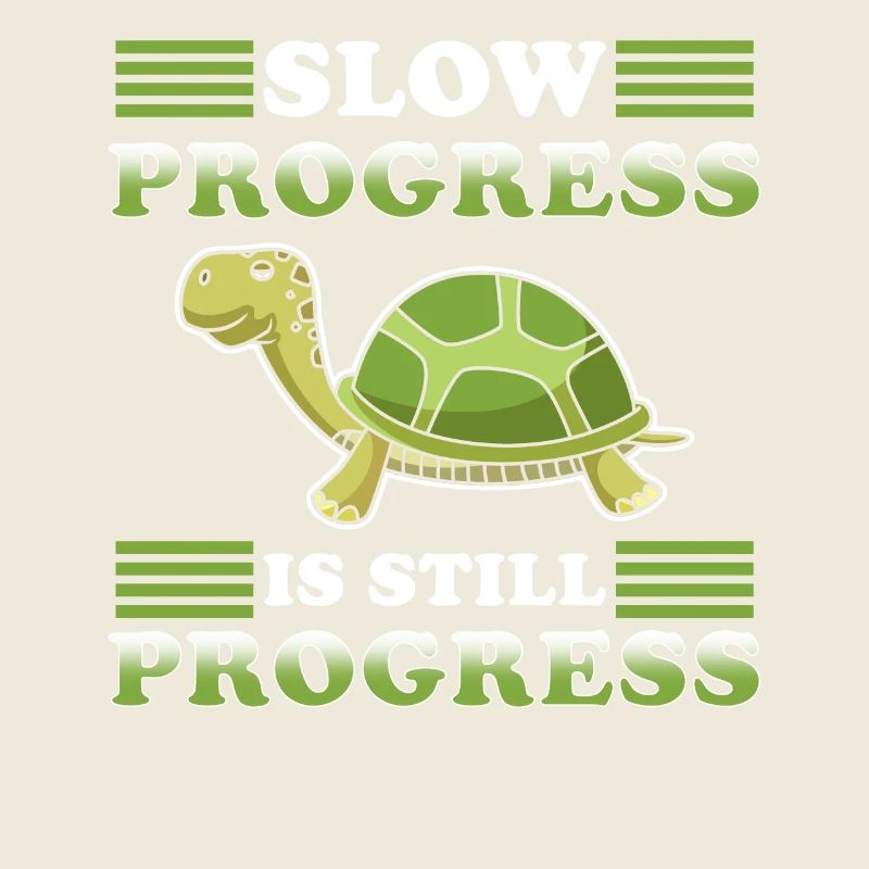 Tortue lentement, le sort amusant