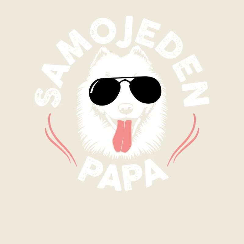 Samojede Samojeden Papa Samojedenhunde Geschenk
