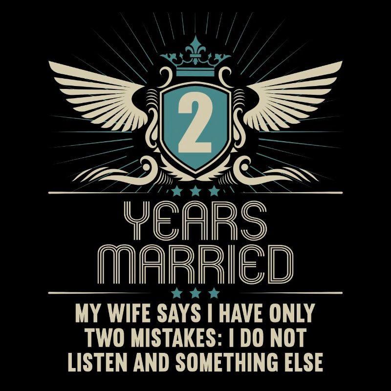 2 years married only 2 mistakes 2.Wedding anniversary