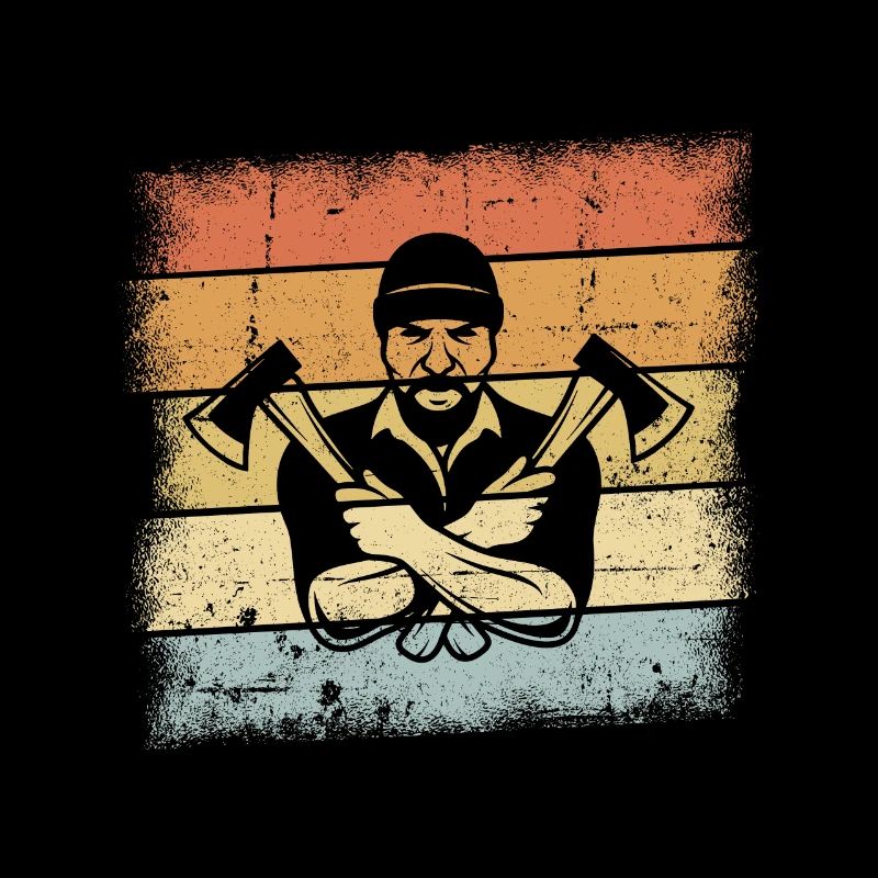 Holzfäller Axt Design