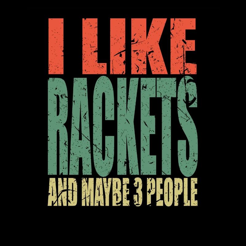 Rackets Spruch lustig